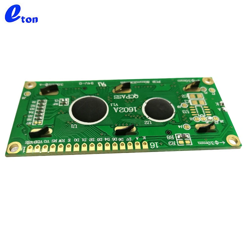 high quality custom 1602 character STN blue backlight lcd 16x2  module