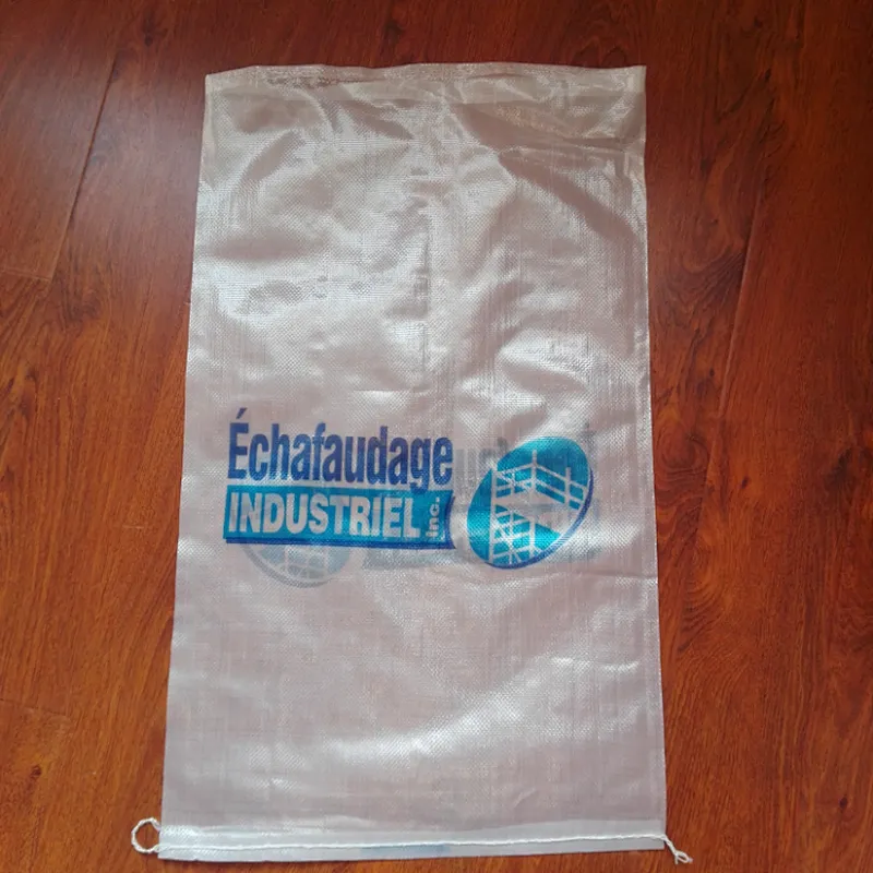 Durable plastic pouch pp woven metal pipe packaging bag