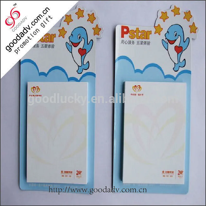 Custom shaped and funny oem logo advertising magnetic scratch pad