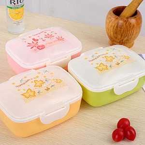Free Sample Microwave Oven Heat Preservation Box 1200 ml Food Containers Plastic Environmental Friendly Lunch Box