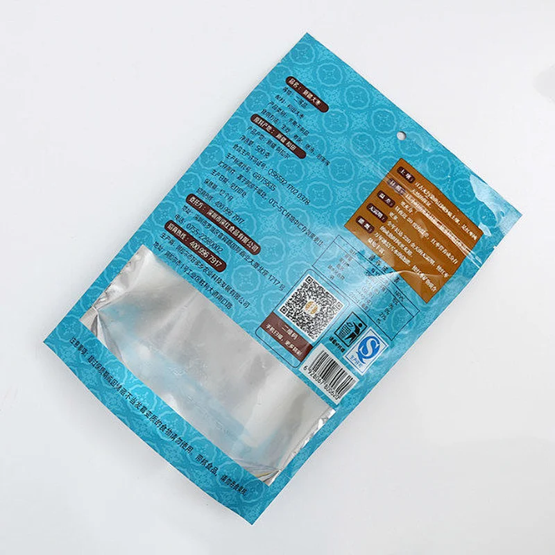 PE self-styled food packaging bag wholesale