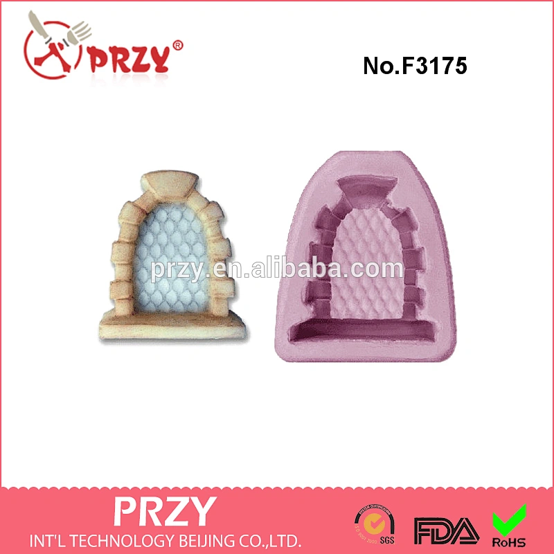 F3175 fairy / castle window craft sugar silicone rubber mould silicone fondant mold