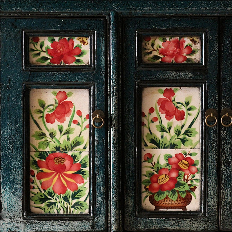 chinese antique porcelain painted oriental furniture