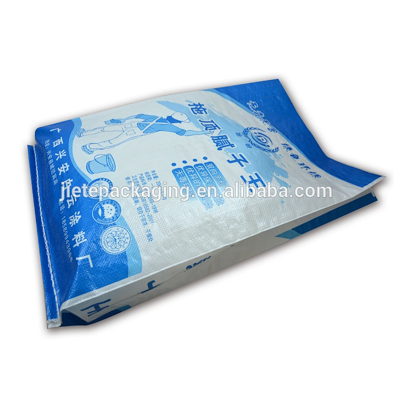 color white fabric pp woven bale bags 50kg used for agriculture and construct portland cement