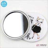 2018 wholesale 58/70/75mm round smart promotional mirror