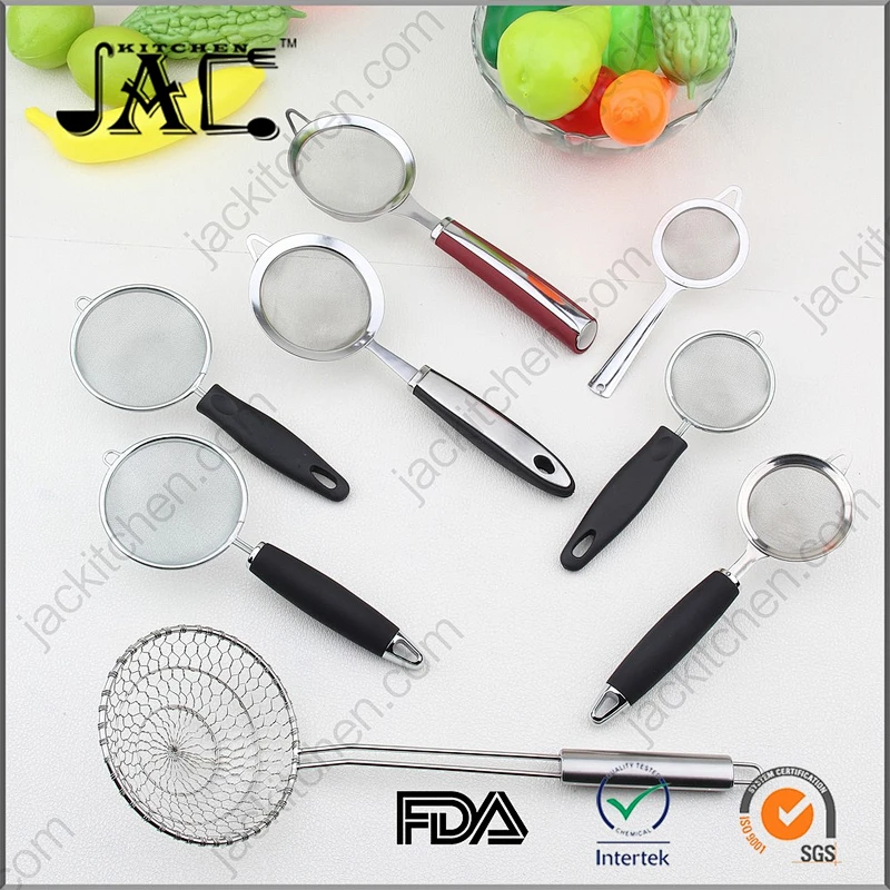 Popular Kitchen Tools Stainless Steel Mesh Strainer