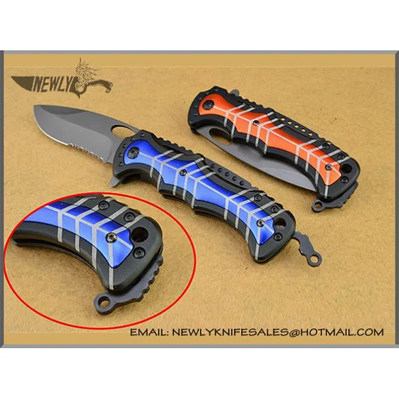 China Titanium Alloy Handle Tactical Combat Pocket Knife