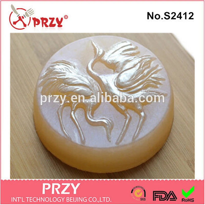 PRZY s2412 DIY Silicone Crane Soap Mold
