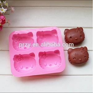 PRZY PR313 kitty cat silicone mold for cake