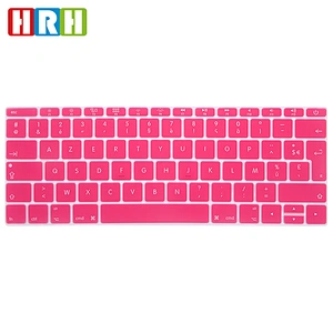 Waterproof Silicone French Keyboard Protective Film keyboard cover for Macbook Pro Retina 12