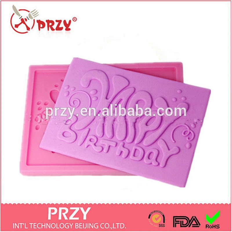 2015 f2330 gum paste cake decorating happy birthday silicone mold