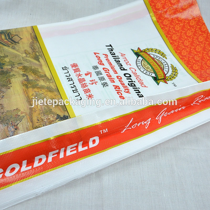 all kinds of plastic pp woven bags design 20kg of rice