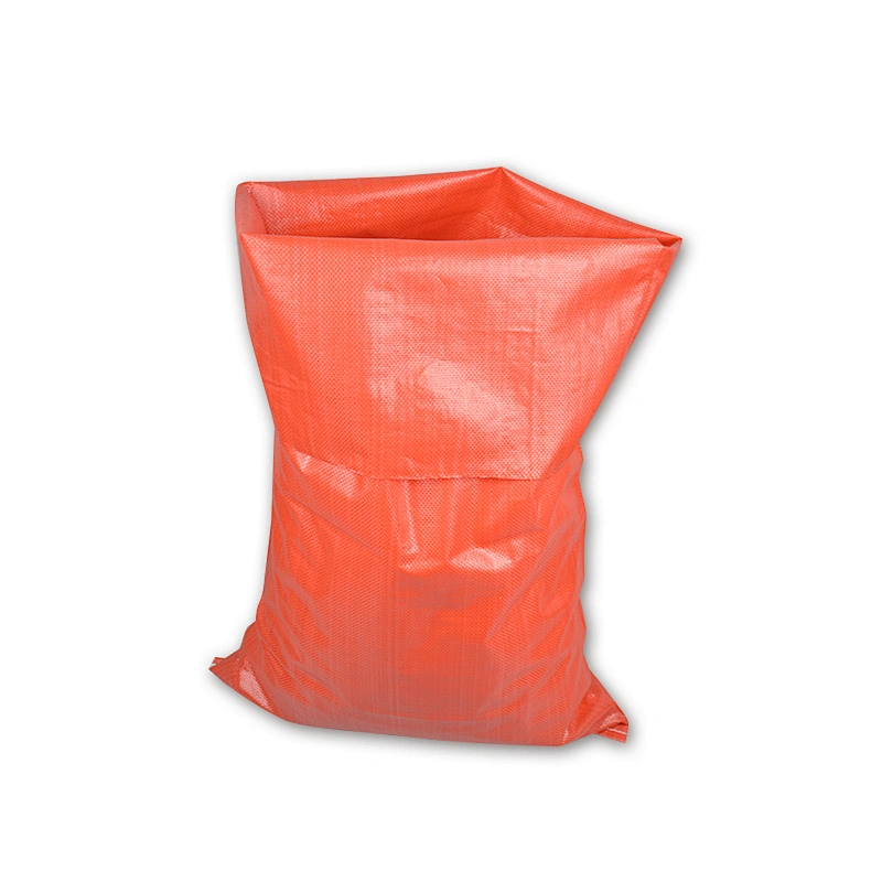 50kg colored plastic woven bag for cement sand rice fertilizer packaging
