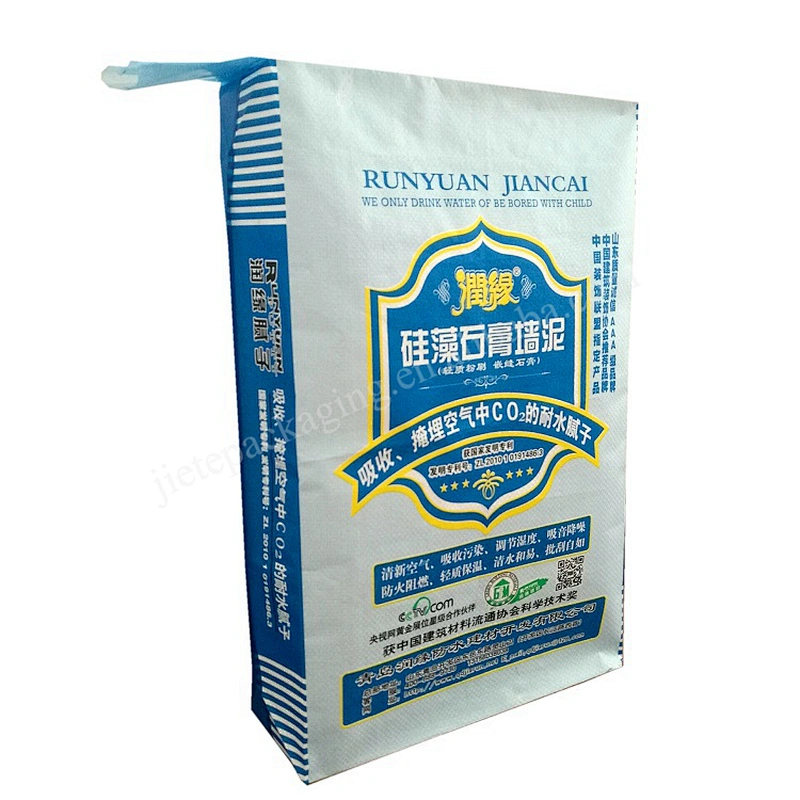 Sell well 25kg laminated pp woven cement bag with tile adhesive,dry mortar,wall putty powder