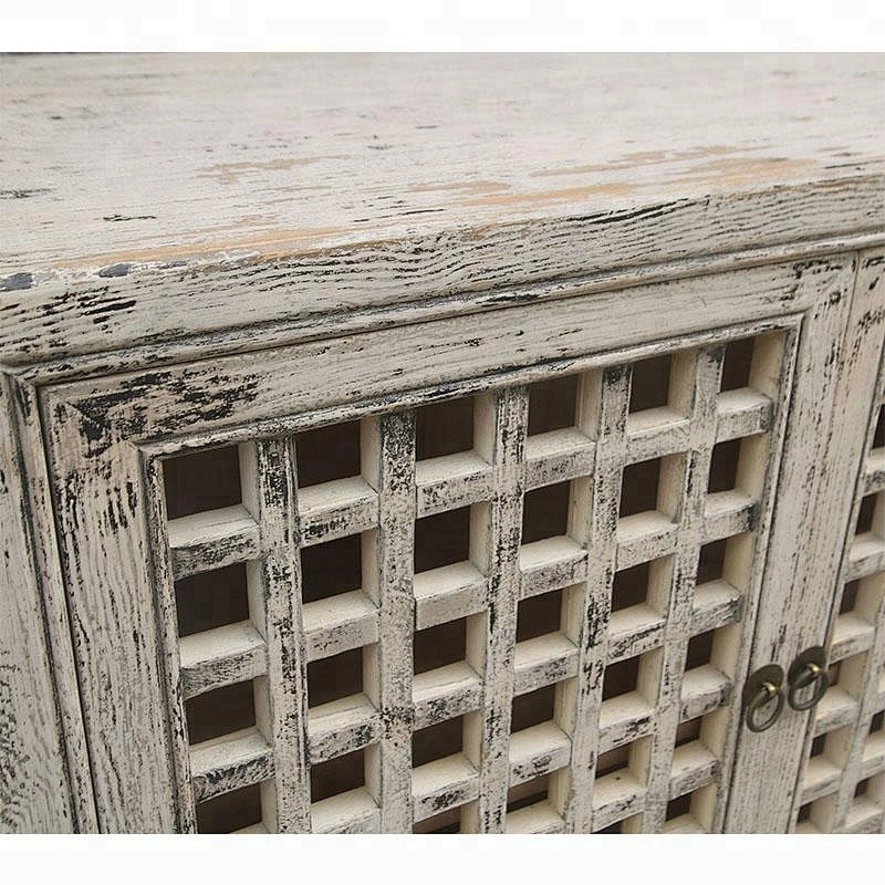 beijing chinese antique reproduction distressed shabby chic storage buffet furniture