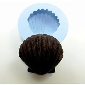 QT0045 fondant cake molds Ocean Shell 3D Silicone chocolate mould silicone mold przy