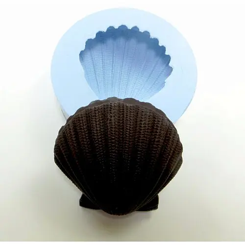 QT0045 fondant cake molds Ocean Shell 3D Silicone chocolate mould silicone mold przy
