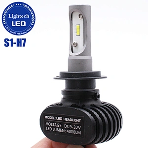 Lightech Car Led Headlight S1 H1 H3 H7 H9 Light Bulb