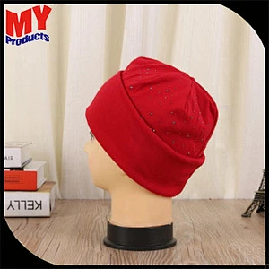 Wholesale 100% Acrylic knit long winter hat