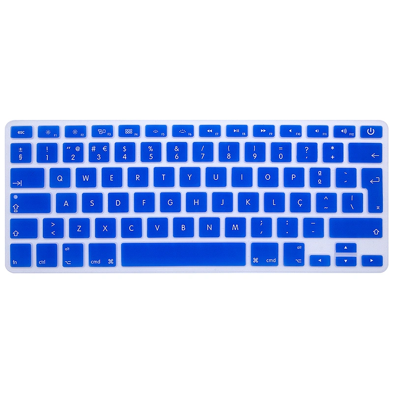 portuguese keyboard Custom Universal Silicone Keyboard skin anti-dust keyboard cover For Macbook Air 11.6 A1370 a1465