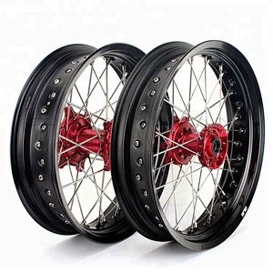 17 Inch Motorcycle Supermoto Alloy Wheel Rims For Honda