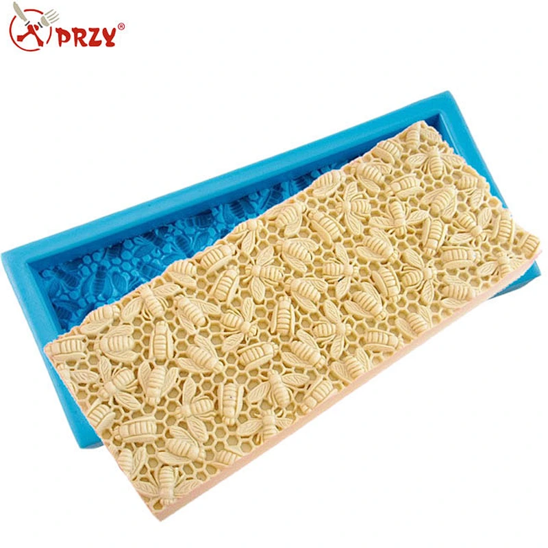 rectangle Honeycomb silicone soap mold soap loaf mold silicone molds