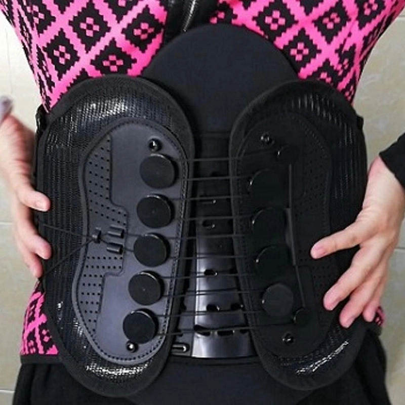 New Back pain Relief Waist Brace Pull Lumbar Support