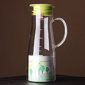 Wholesale OEM ODM Glass Tea Pot High Borosilicate Glass Bottle 1000ml Customized Logo Glass Water Pot