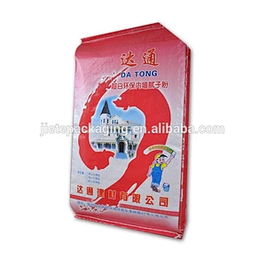 custom order sand, putty powder pp woven bag with valve port