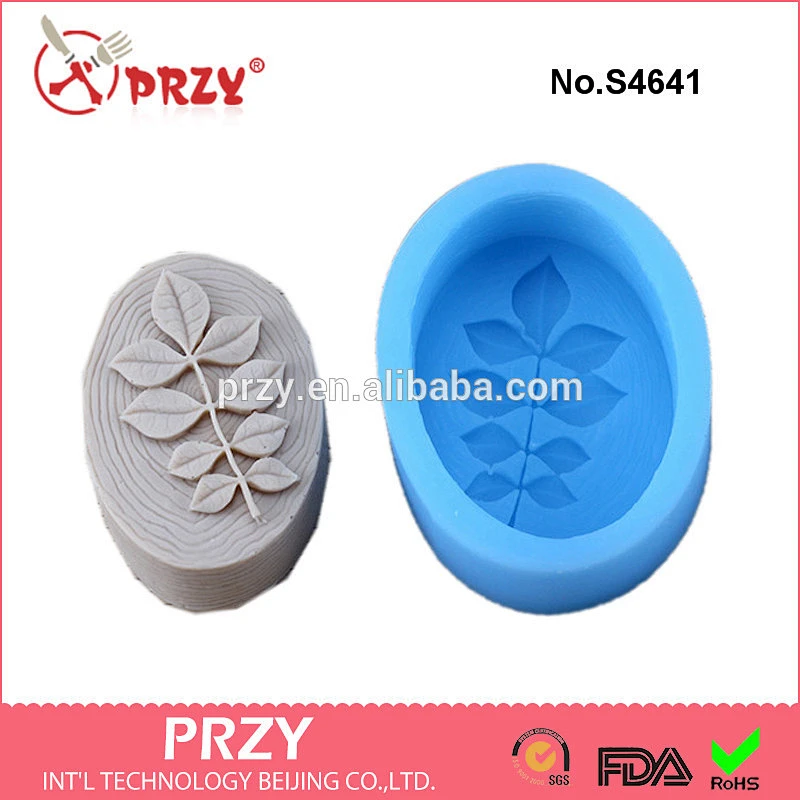 S4641 DIY oval soap mold flower mold for soap Wholesale silicone mold for soap