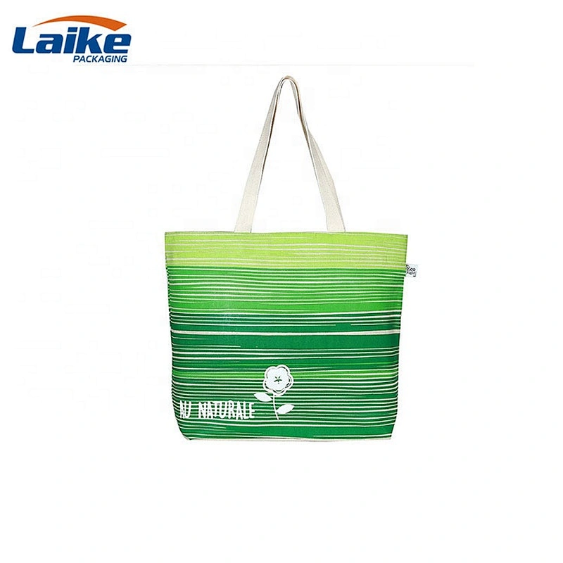 Customized small eco friendly cotton grocery beach shoulder tote bag grab bag