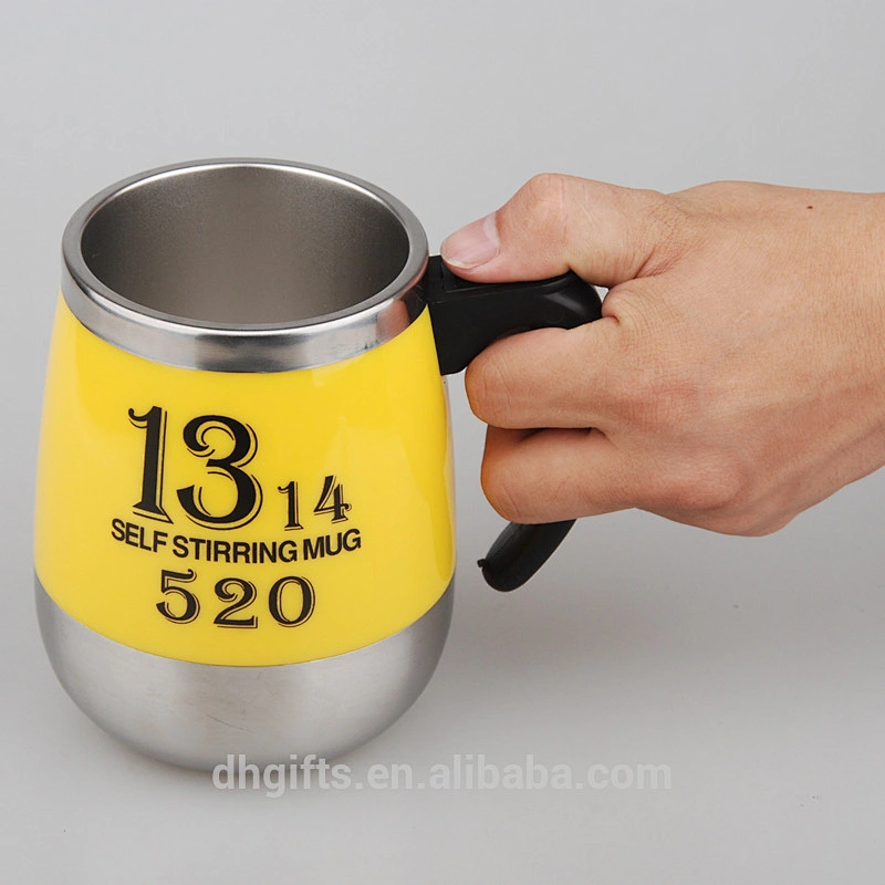 Valentine's present 450ml protein shaker coffee cup automatic coffee mixing mug for lovers