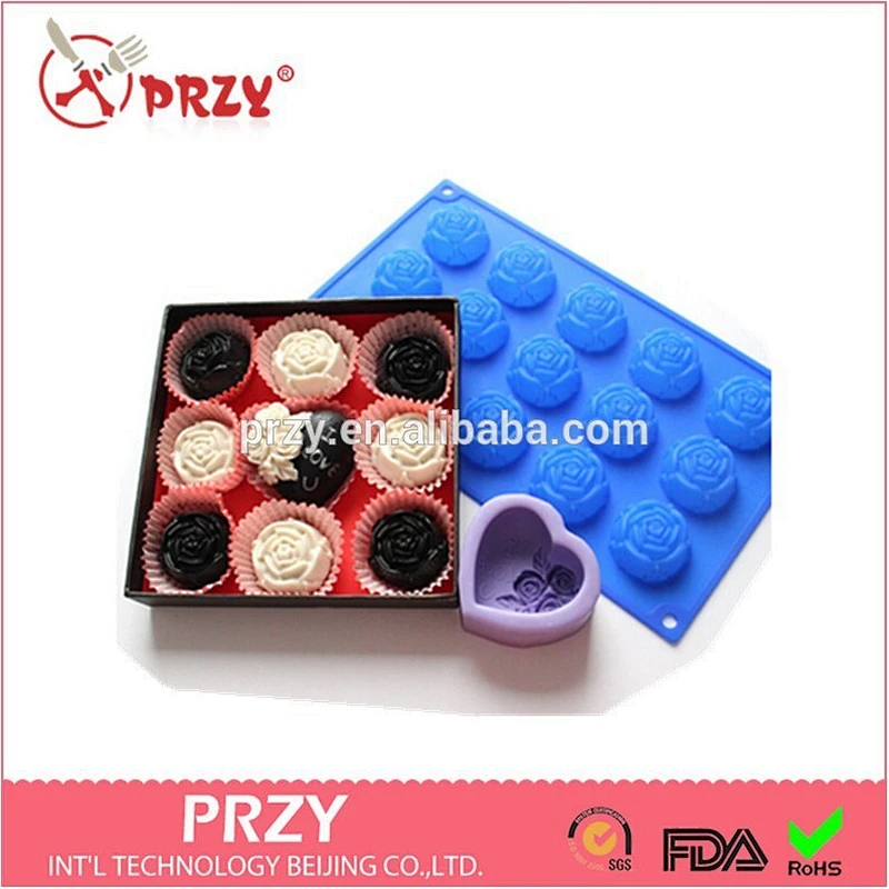 DIY chocolate valentine's day the silicone mold\Handmade silicone soap molds