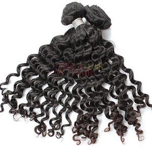 Natural cheap virgin raw brazilian hair, Loose Curly Style and Yes Virgin Hair virgin human hair