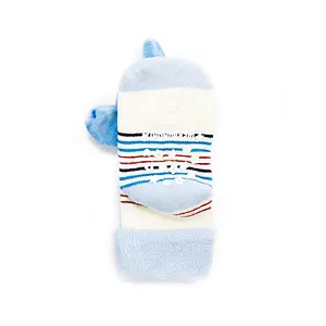 Autumn Winter wholesale kids manufacturers Newborn non slip floor lovely cartoon cat bear coral velvet Baby shoe Socks