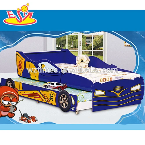2018 wholesale wooden kids car shape bed high quality wooden kids car shape bed best sale wooden kids car shape bed W08A065