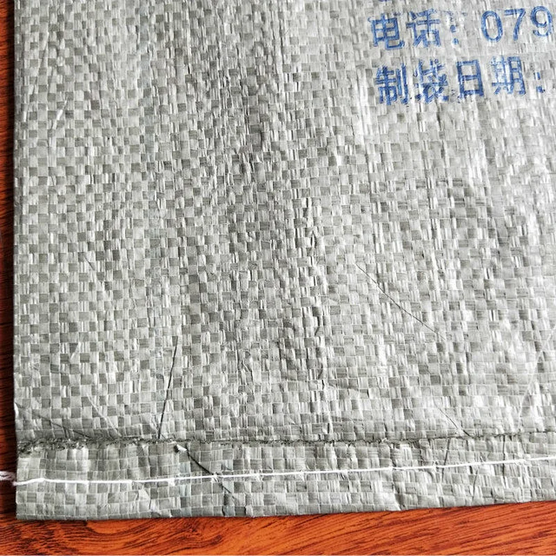 50kg gray pp woven cement bag for packing interior wall puttuy,sand,building garbage