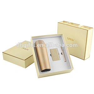 2018 Best Sales Products Custom Luxury Gift Set Vacuum Cup Business Card Clip and Signature Pen Business Gift Set