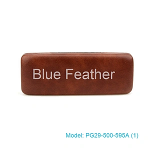 Eco-friendly Simple Solid Color PU Hard Glasses Box for Men