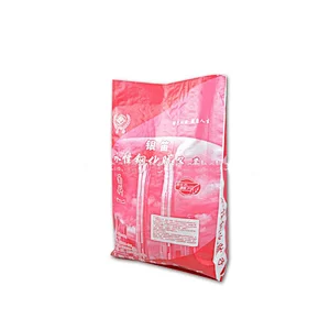 Red printed high quality custom pp woven cement, putty powder bag
