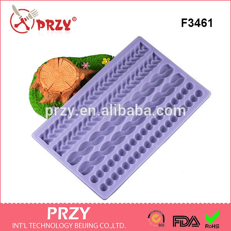 pie crust silicone mold mat Peisi lace biscuits turn sugar mold