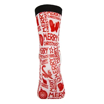 High Technique Printing Crew Sock Christmas Style Women Fashion Sock