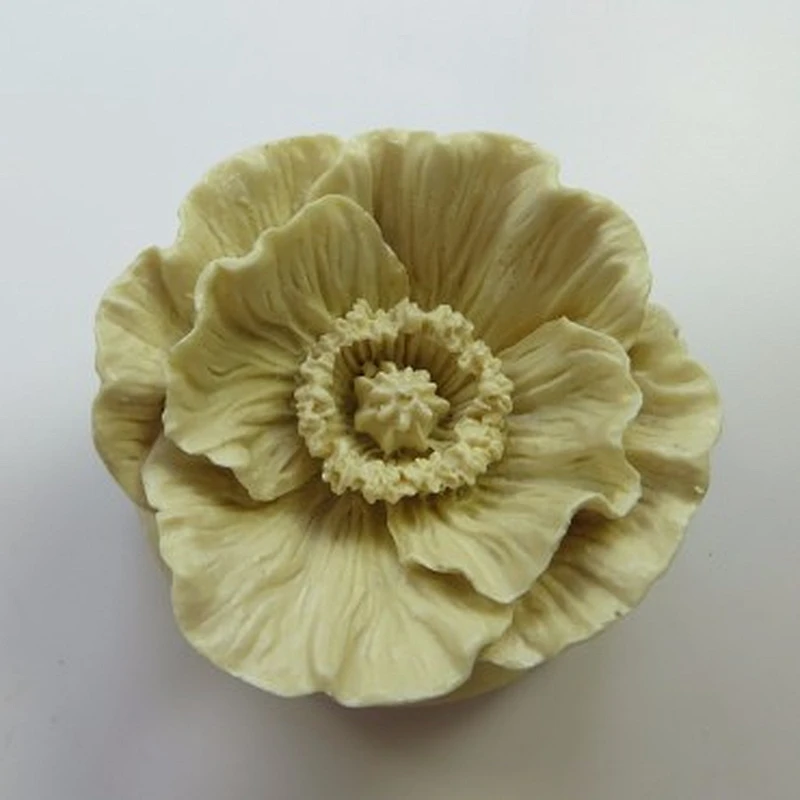 HC0020 3D molds Poppy silicone soap mold for flower bouquet handmade soap making molds