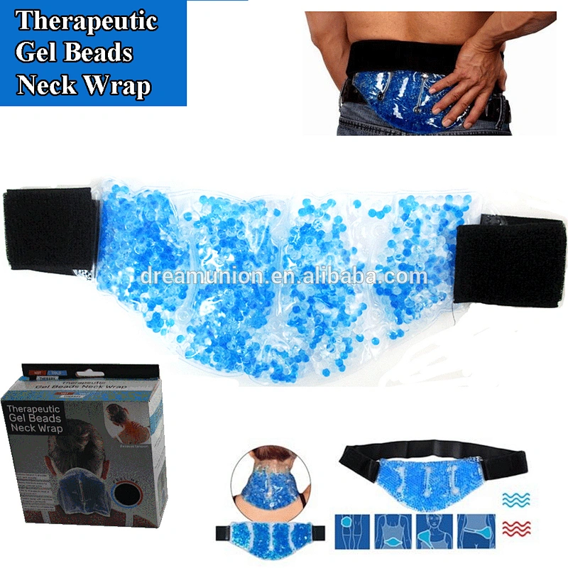 Hot and Cold Therapy Therapeutic Gel Beads Neck Wrap