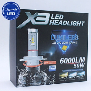 Lightech Auto Accessories X3 9005 LED Headlight