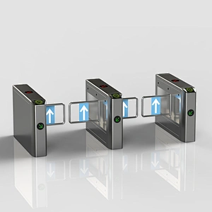 Security fingerprint fingerprint swing turnstile with RFID reader