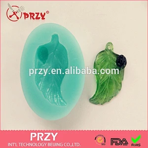 2015 Newest Top Selling Leaf with Ladybird Fondant Silicone Cake Mold