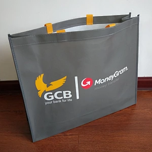 Factory price non-woven bag belt with hand for shopping