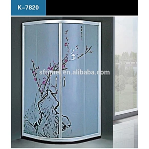 Hot Products Sliding Enclosed Portable Fiberglass Tub Cabin Bathroom Shower Room