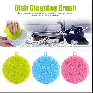 sponge cleaning dish with round oval square shaped